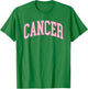 Cancer Zodiac Horoscope Pink Retro Preppy Throwback T-Shirt - T-Shirt | Irish Green