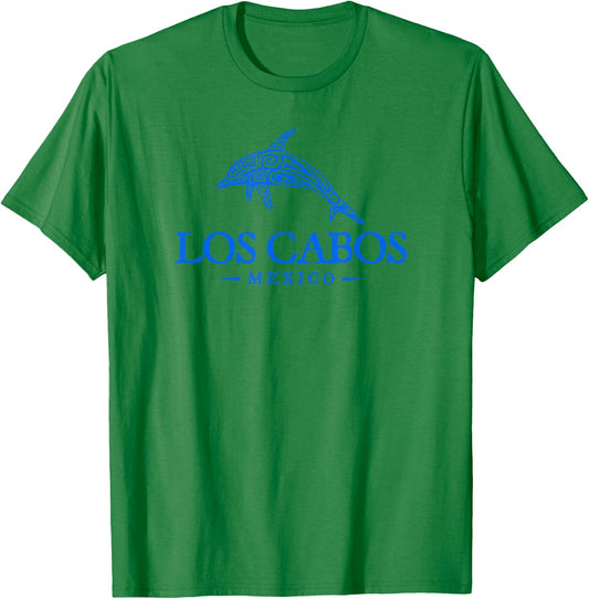 Los Cabos San Lucas Mexico Dolphin Boys Girls Souvenir T-Shirt - T-Shirt | Irish Green