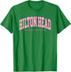 Hilton Head South Carolina Pink Retro Preppy Throwback Girls T-Shirt - T-Shirt | Irish Green