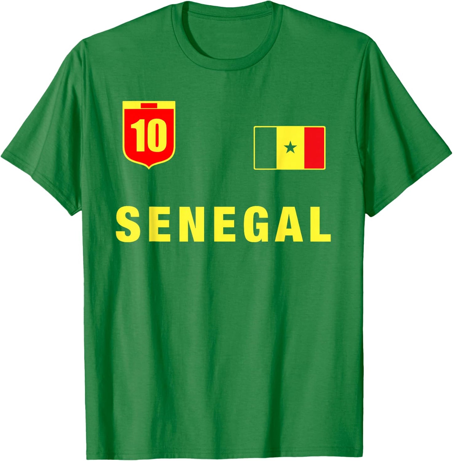 Senegal Outfit Green Senegal Apparel Design Clothing T-Shirt - T-Shirt | Irish Green