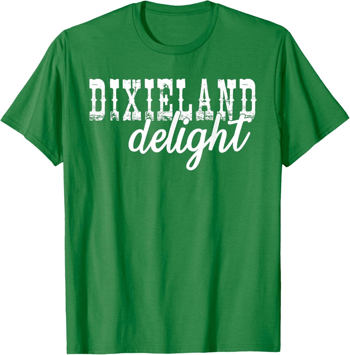 Dixieland Delight | Tennessee Orange Checker T-Shirt - T-Shirt | Irish Green