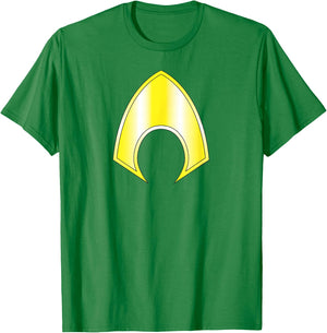 Aquaman Atlantis Logo T-Shirt - T-Shirt | Irish Green