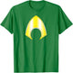Aquaman Atlantis Logo T-Shirt - T-Shirt | Irish Green