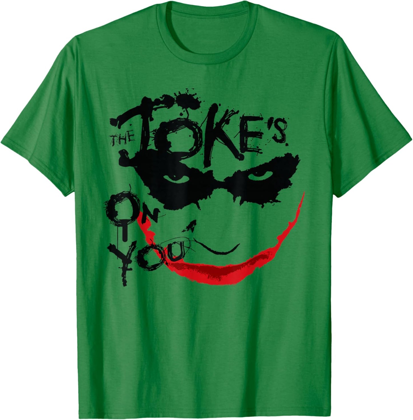 DC Dark Knight Joker Stencil T-Shirt - T-Shirt | Irish Green