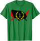 American African Heritage Flag American Black Heritage Flag T-Shirt - T-Shirt | Irish Green