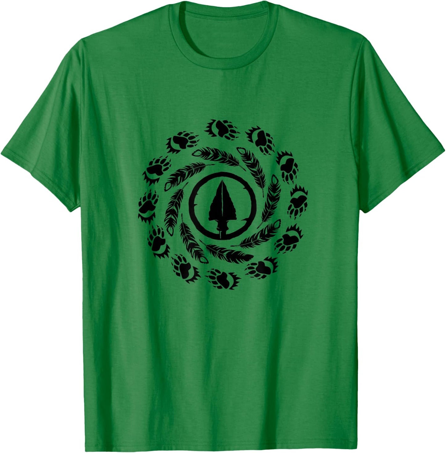 Native American Indian Dream Catcher Western T-Shirt - T-Shirt | Irish Green
