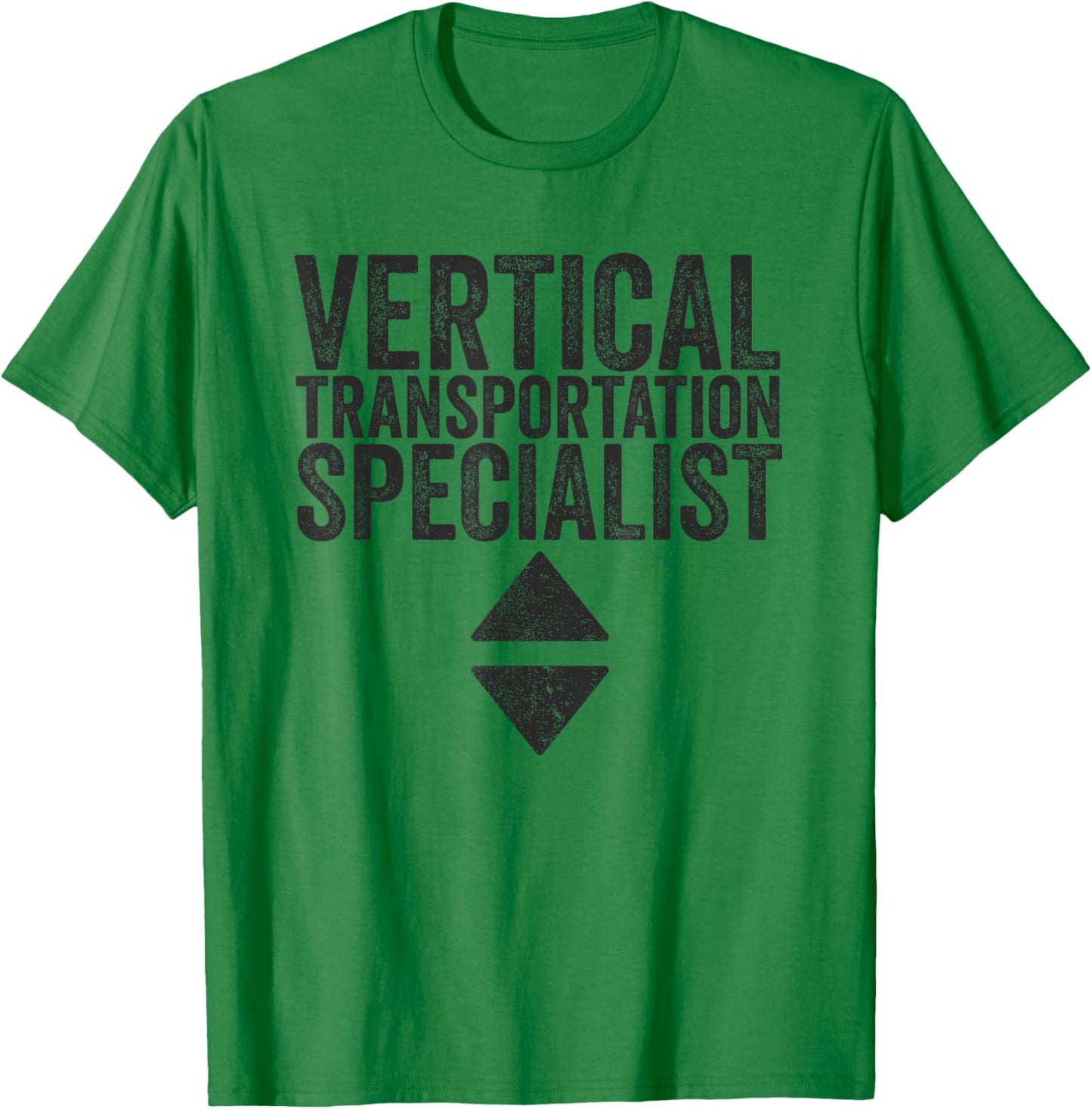Vertical Transportation Specialist - Elevator Technician T-Shirt - T-Shirt | Irish Green
