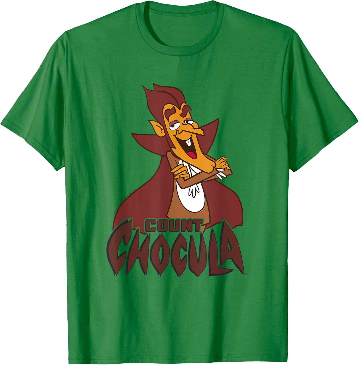 Count Chocula Confident Pose Vintage Big Chest Portrait T-Shirt - T-Shirt | Irish Green