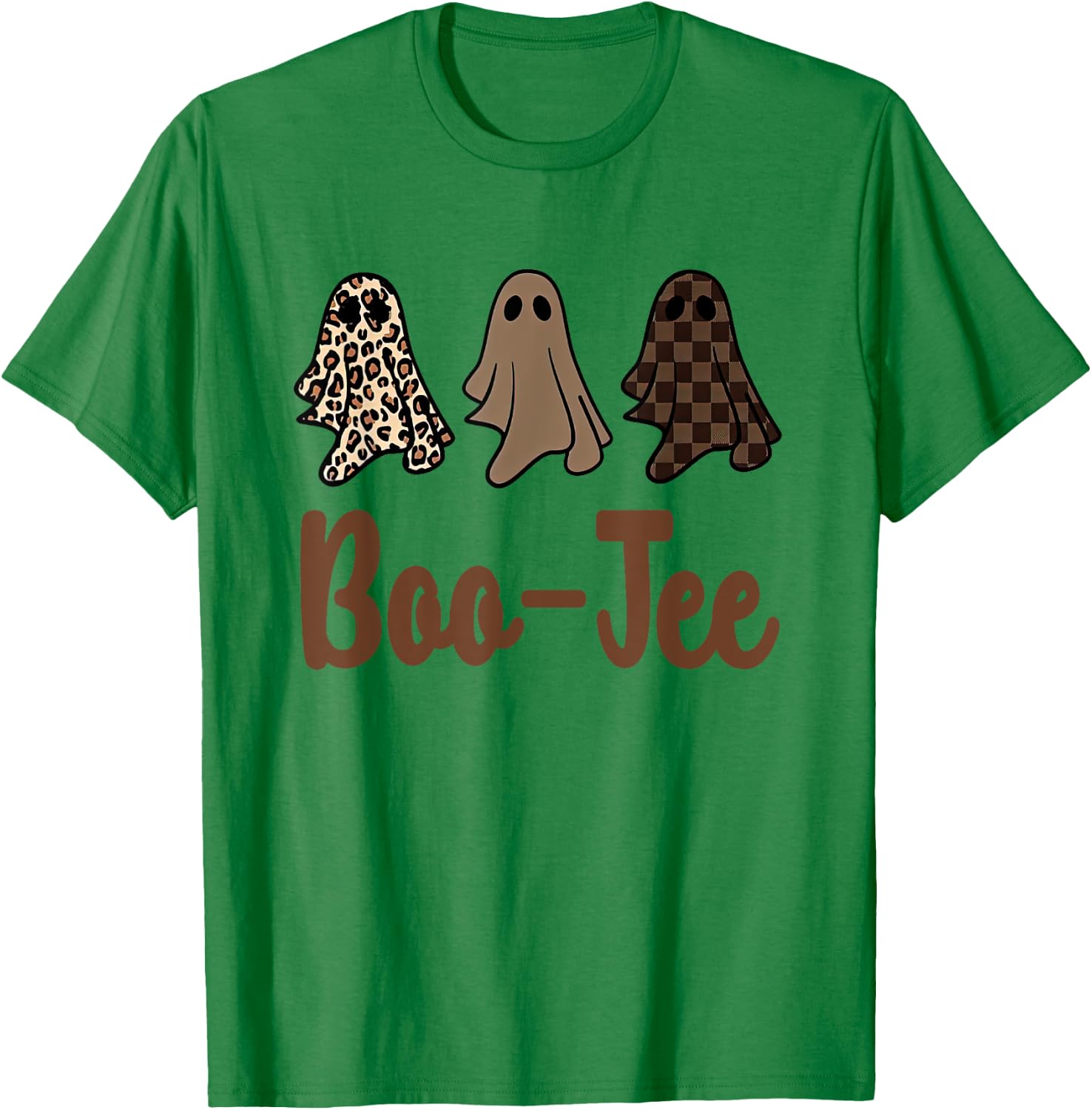 Halloween Ghost Costume Boujee Boo-Jee Spooky Season Vibes T-Shirt - T-Shirt | Irish Green
