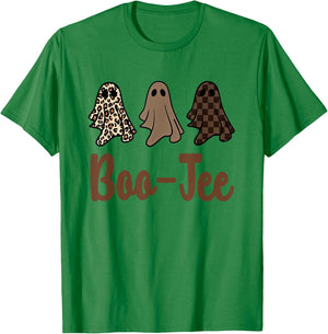 Halloween Ghost Costume Boujee Boo-Jee Spooky Season Vibes T-Shirt - T-Shirt | Irish Green