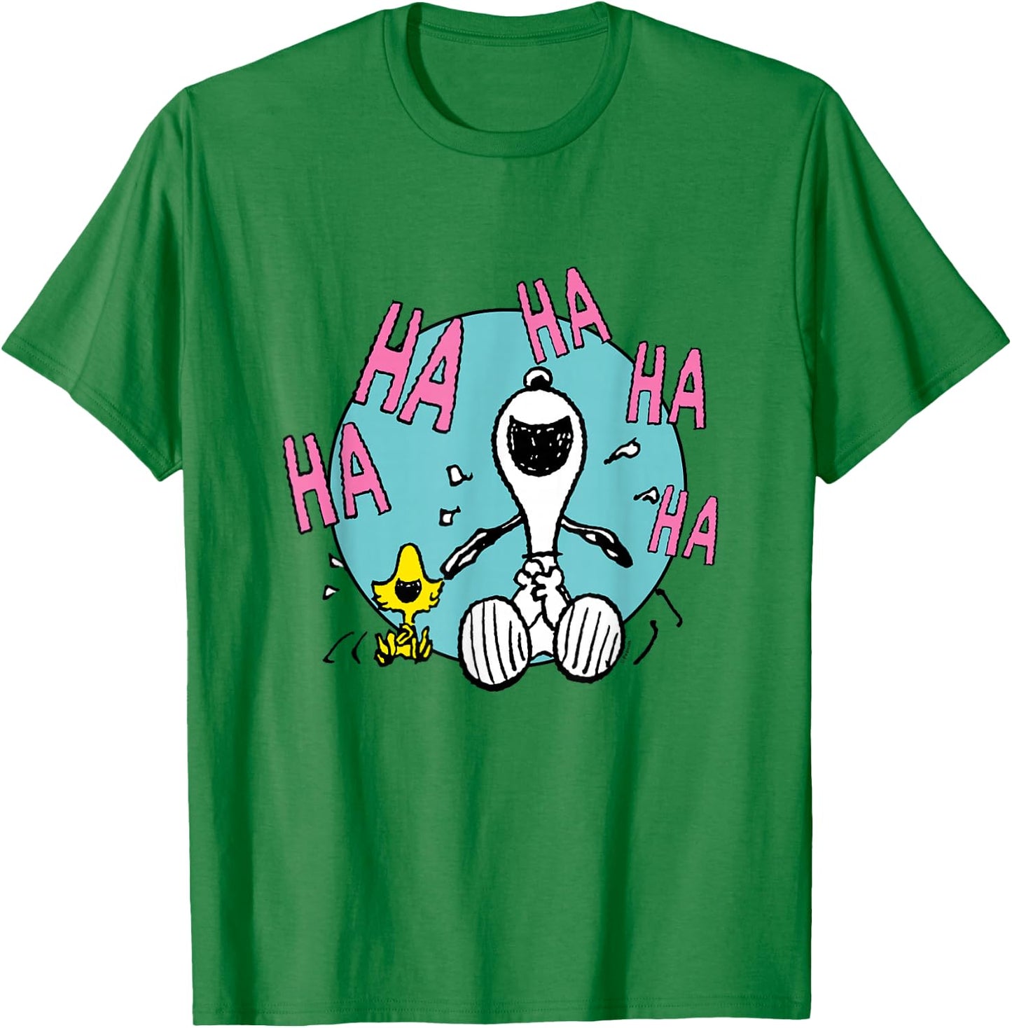 Peanuts - Laughing Woodstock Snoopy T-Shirt - T-Shirt | Irish Green