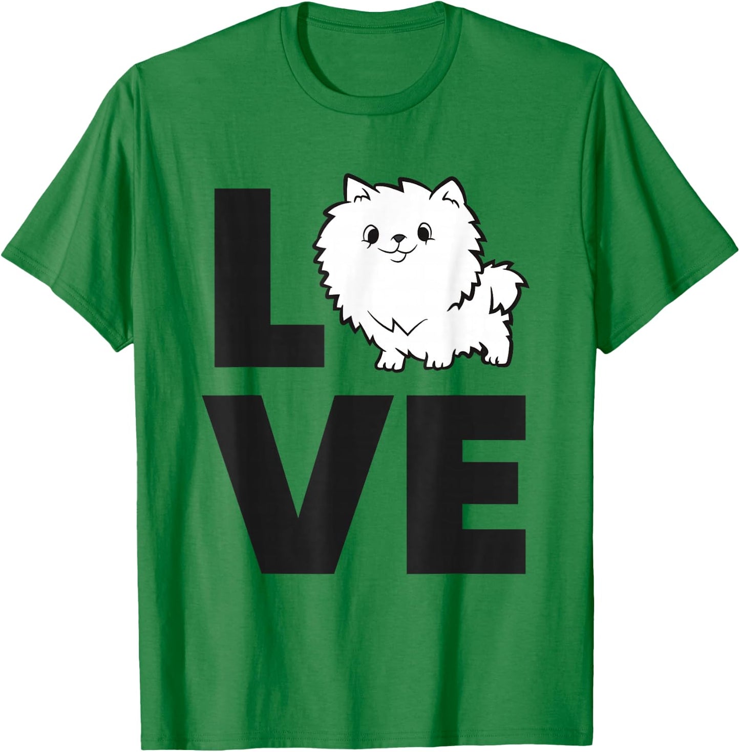 Pomeranian Lover Pet Pomeranian Dog I Love Pomeranians T-Shirt - T-Shirt | Irish Green