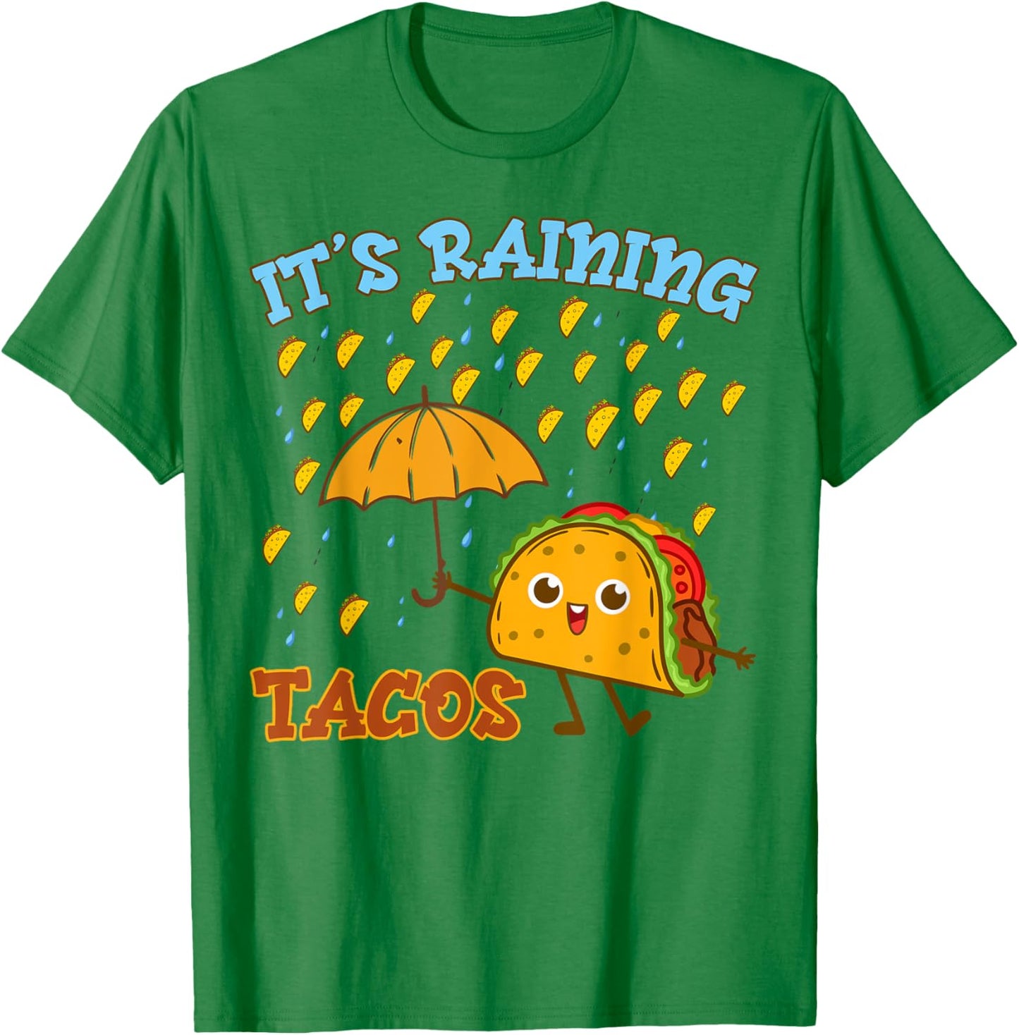 Kids Its Raining Taco-Shirt Mexican Boy Funny Cinco De Mayo T-Shirt - T-Shirt | Irish Green