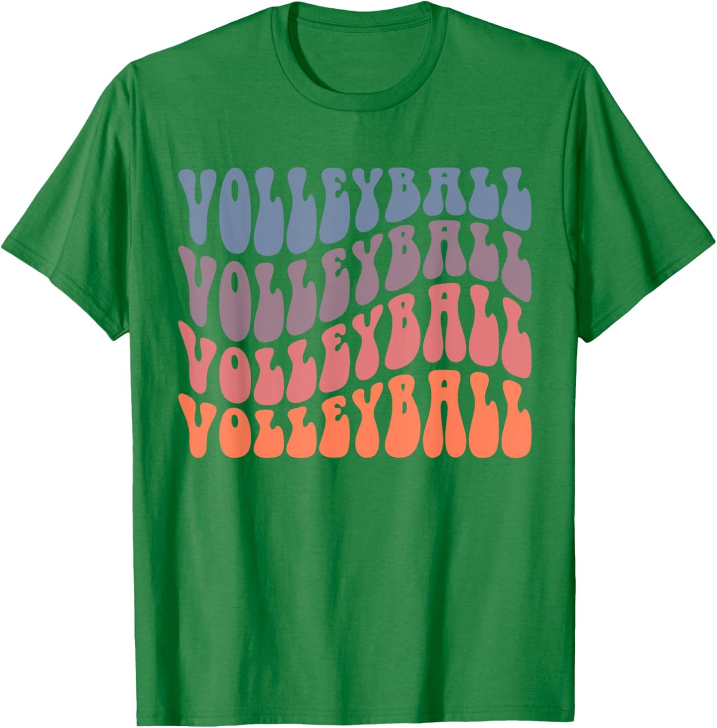 Retro Volleyball for Teen Girls T-Shirt - T-Shirt | Irish Green