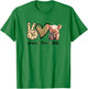 Peace Love Cute Show Pig Lover T-Shirt - T-Shirt | Irish Green