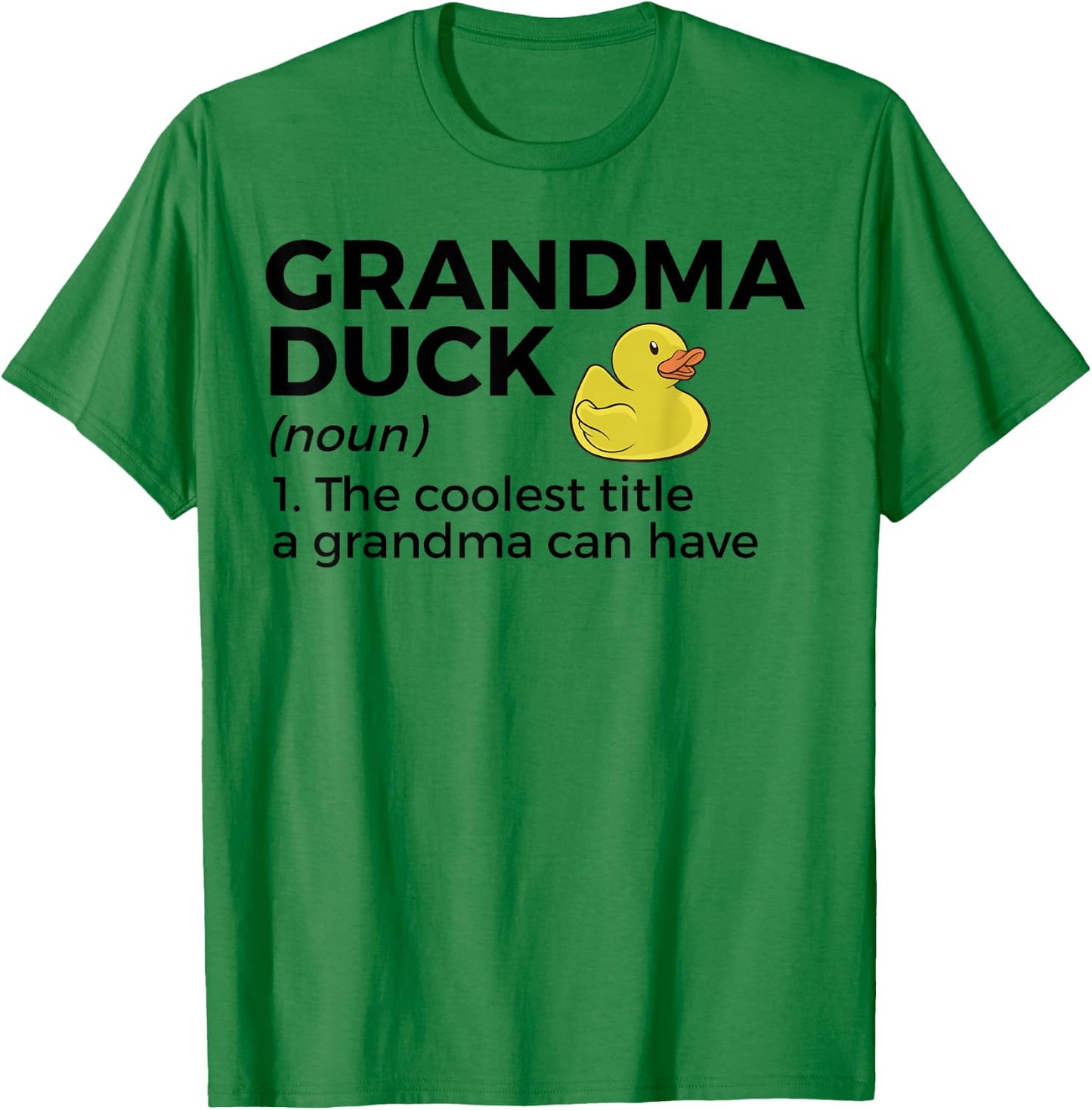 Grandma Duck Definition Funny Duck Lover T-Shirt - T-Shirt | Irish Green