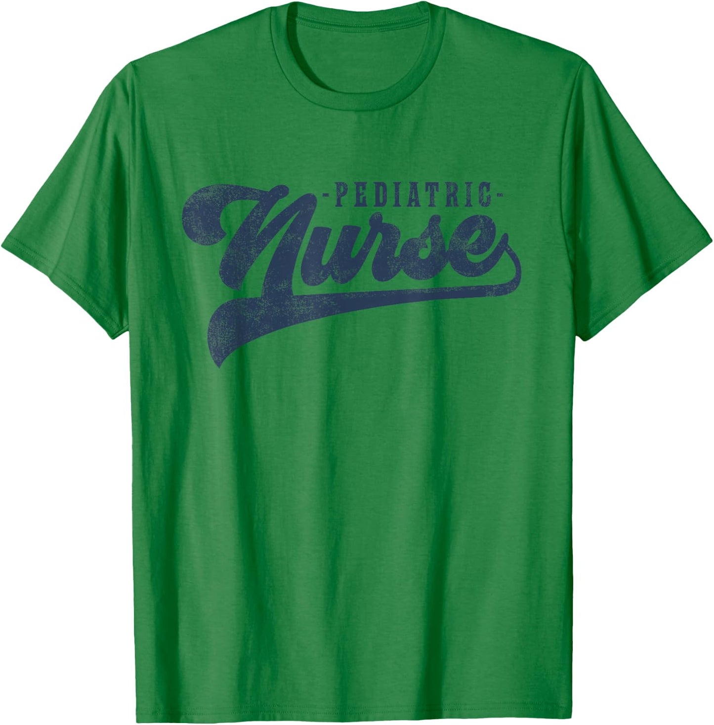 Pediatric Nurse Cute Vintage Graphic T-Shirt - T-Shirt | Irish Green