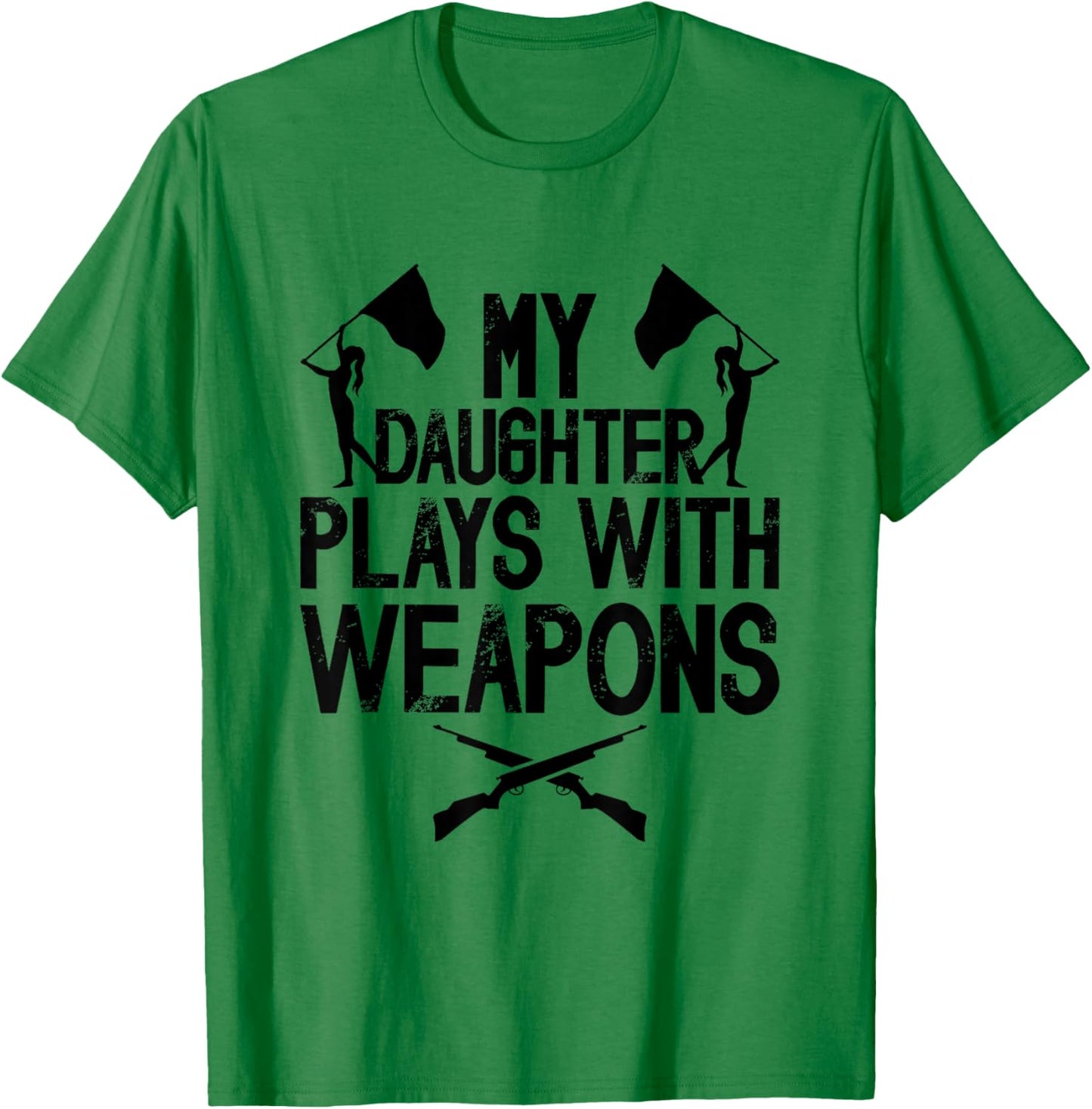 Funny Color Guard Dad Of A Color Guard Member Dad Guard Dad T-Shirt - T-Shirt | Irish Green