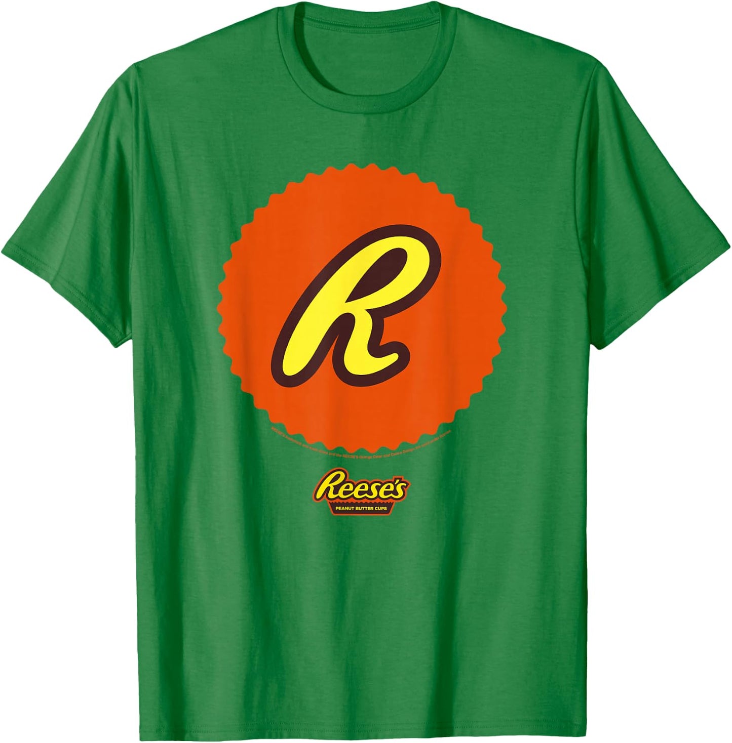 Reese's Peanut Butter Cup Design T-Shirt - T-Shirt | Irish Green