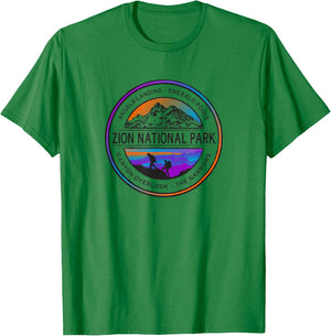 Zion National Park T-Shirt - T-Shirt | Irish Green