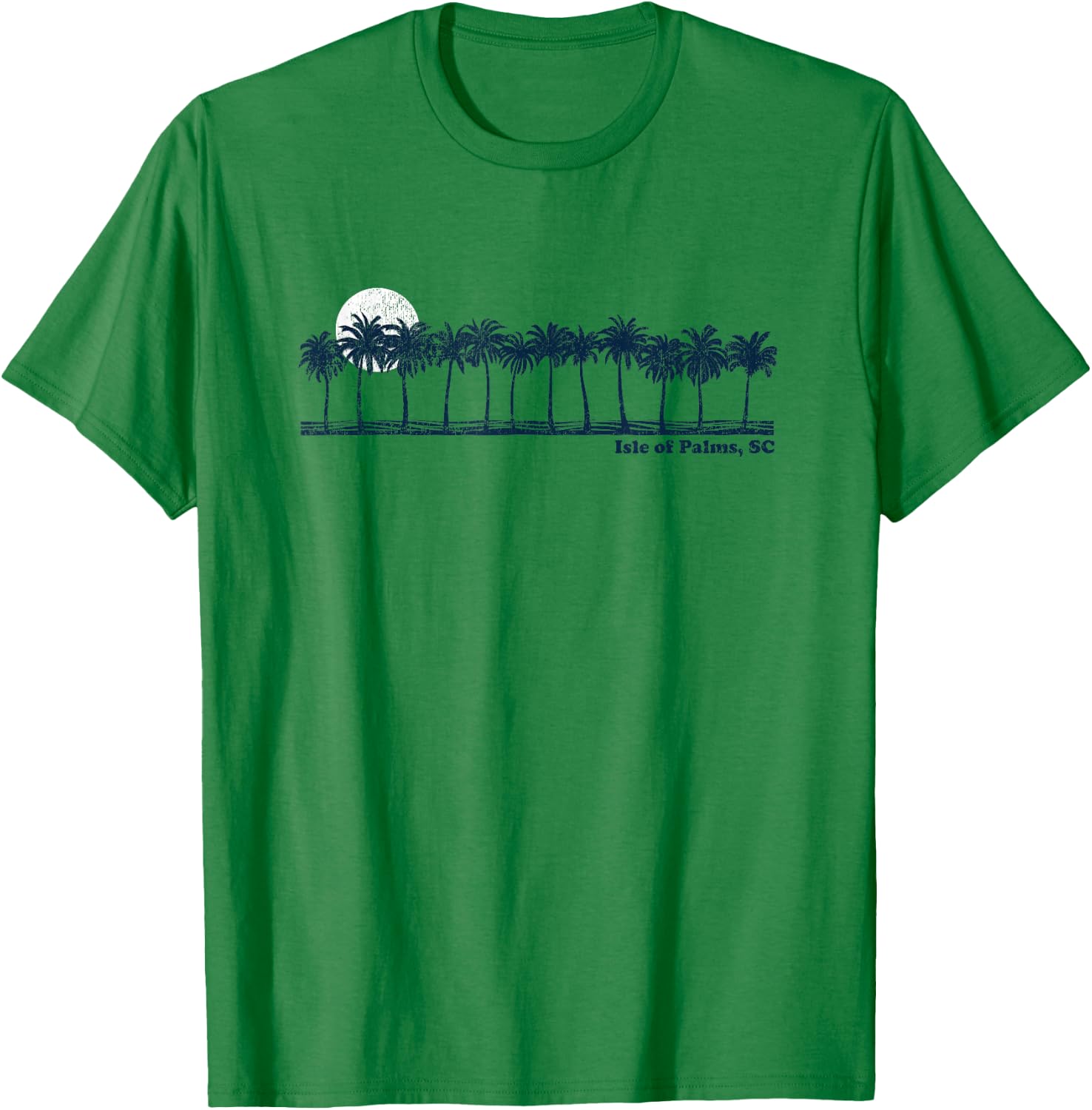 Isle of Palms Vintage 70s Retro Throwback Design T-Shirt - T-Shirt | Irish Green