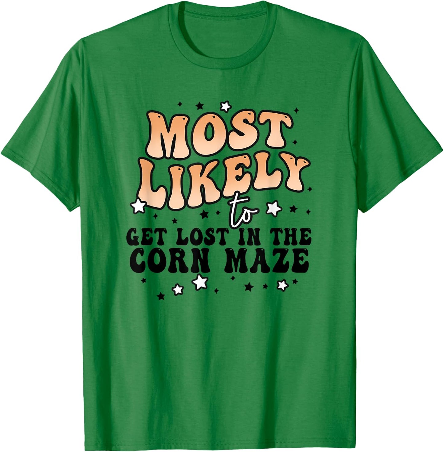 Most Likely To Get Lost In A Corn Maze Matching Halloween T-Shirt - T-Shirt | Irish Green