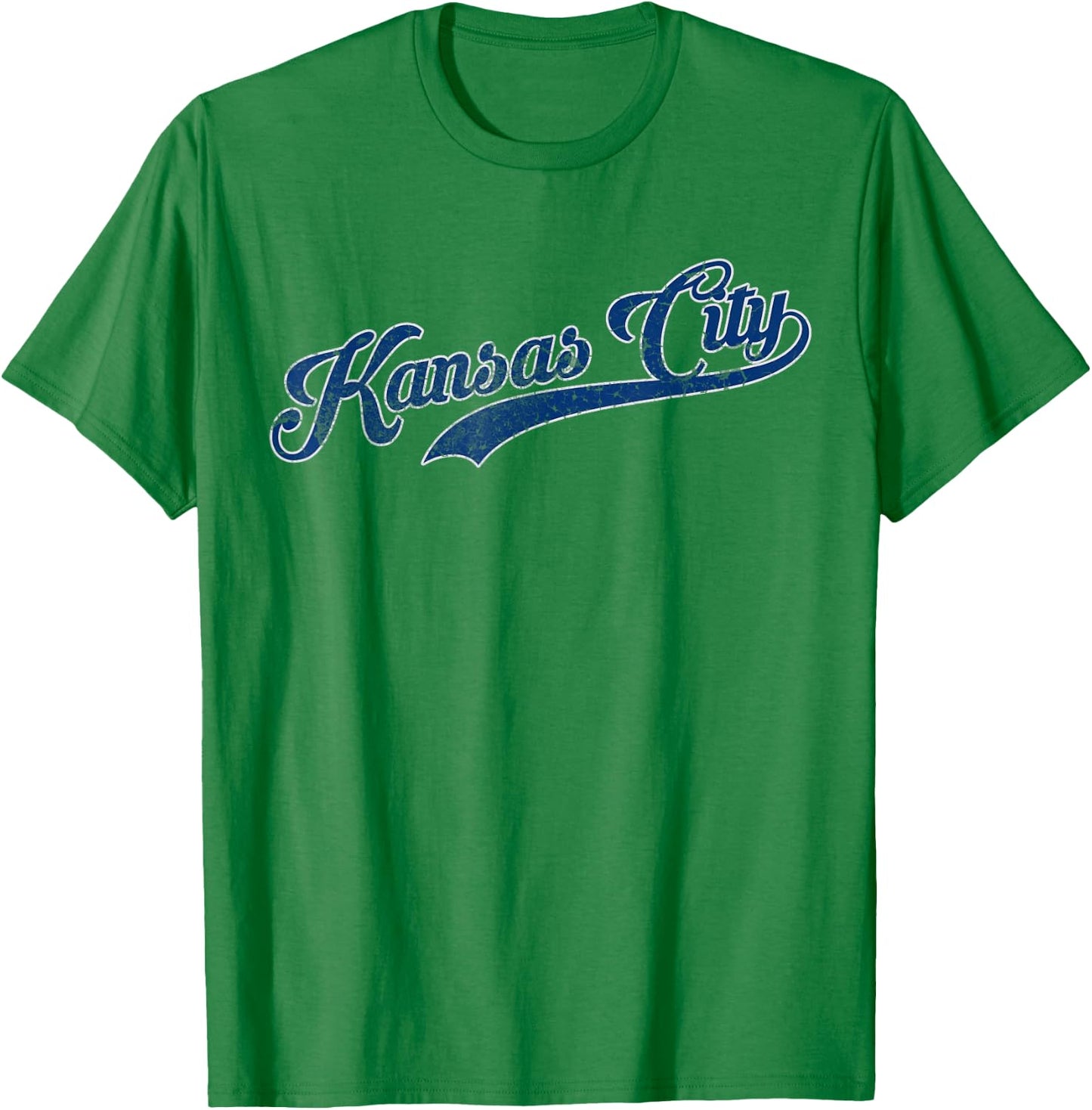Vintage Kansas city KC Baseball T-Shirt - T-Shirt | Irish Green