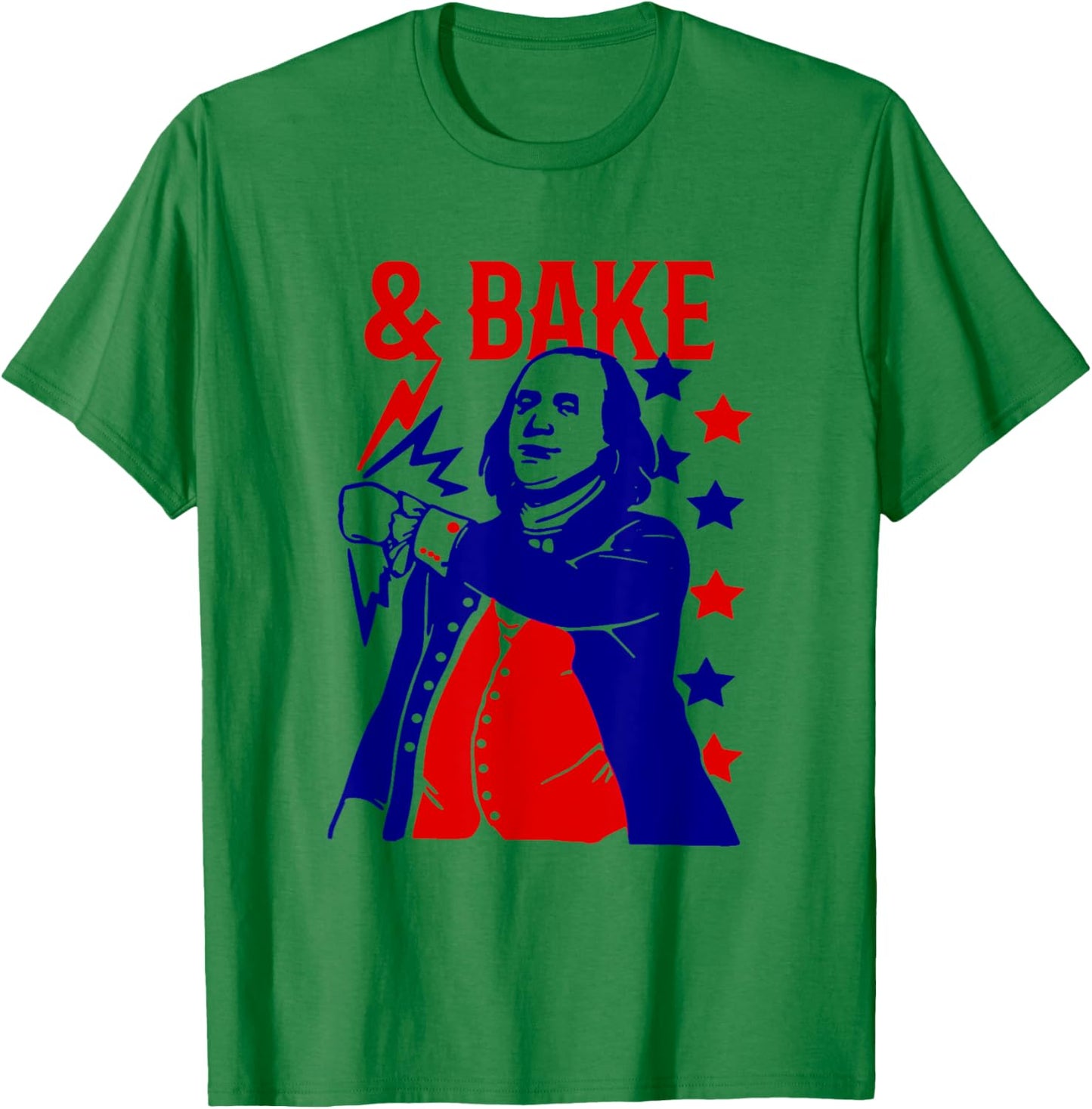 Funny Shake and Bake 4th of July Couple Matching Men T-Shirt - T-Shirt | Irish Green