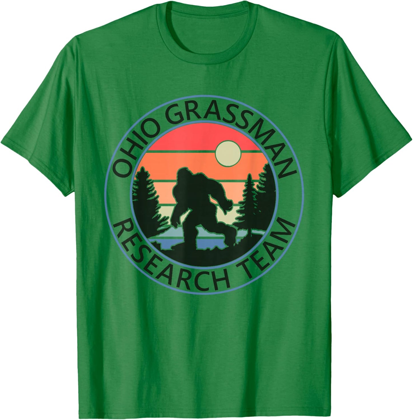 Ohio Grassman Research Team Fun Camping Hiking Outdoors T-Shirt - T-Shirt | Irish Green