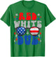 4th of July Pregnancy Dress Red White And Due Baby Reveal Women Men T-Shirt - T-Shirt | Irish Green