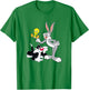 Looney Tunes Sylvester Tweety & Bugs Hanging Out T-Shirt - T-Shirt | Irish Green