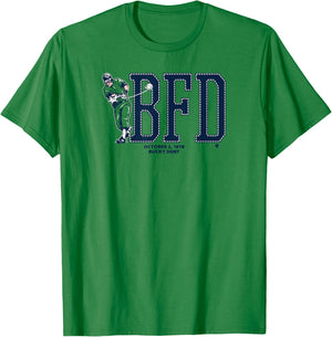 Bucky Dent - BFD - New York Baseball T-Shirt - T-Shirt | Irish Green