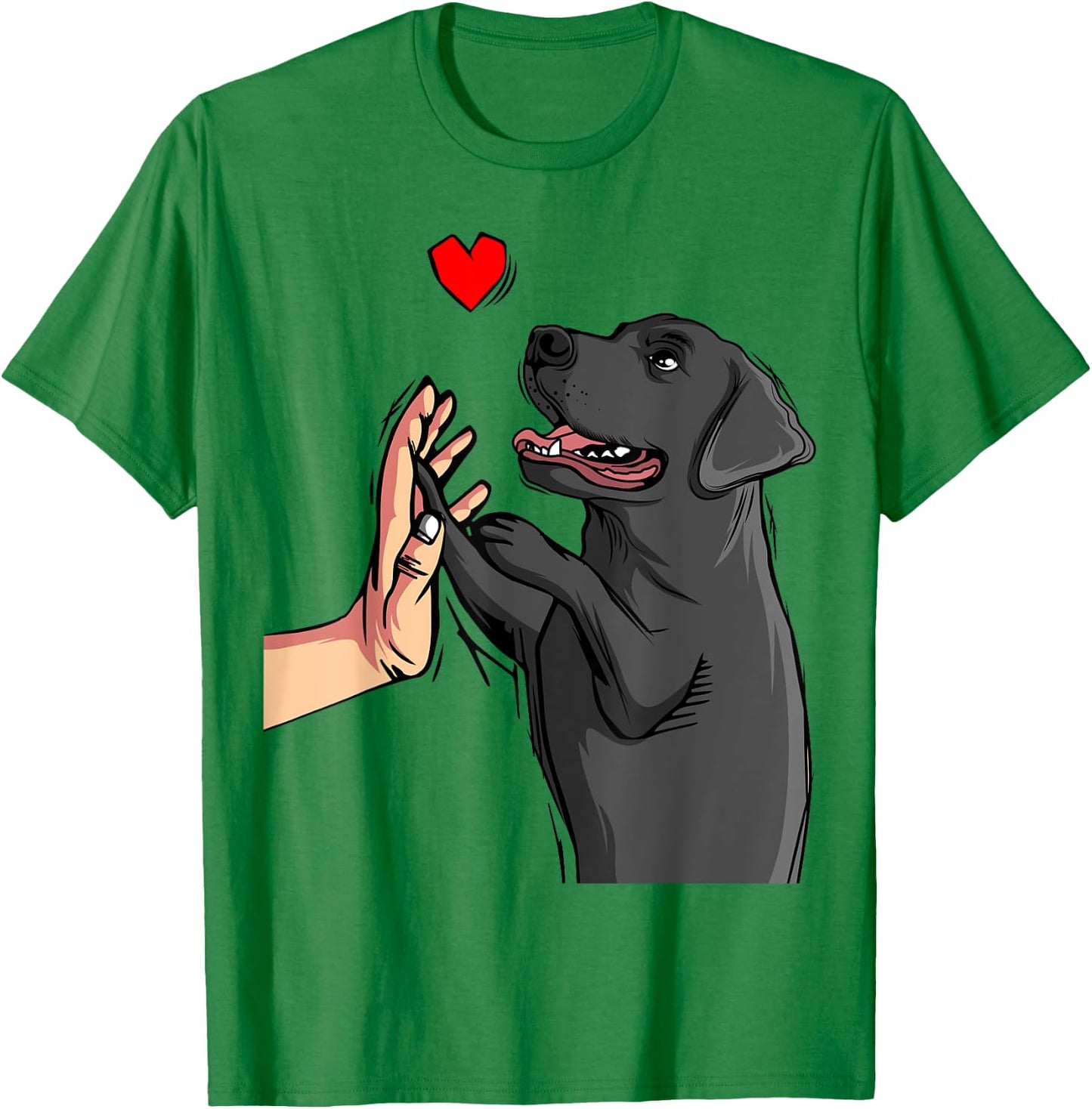 Black Lab Labrador Retriever Women T-Shirt - T-Shirt | Irish Green