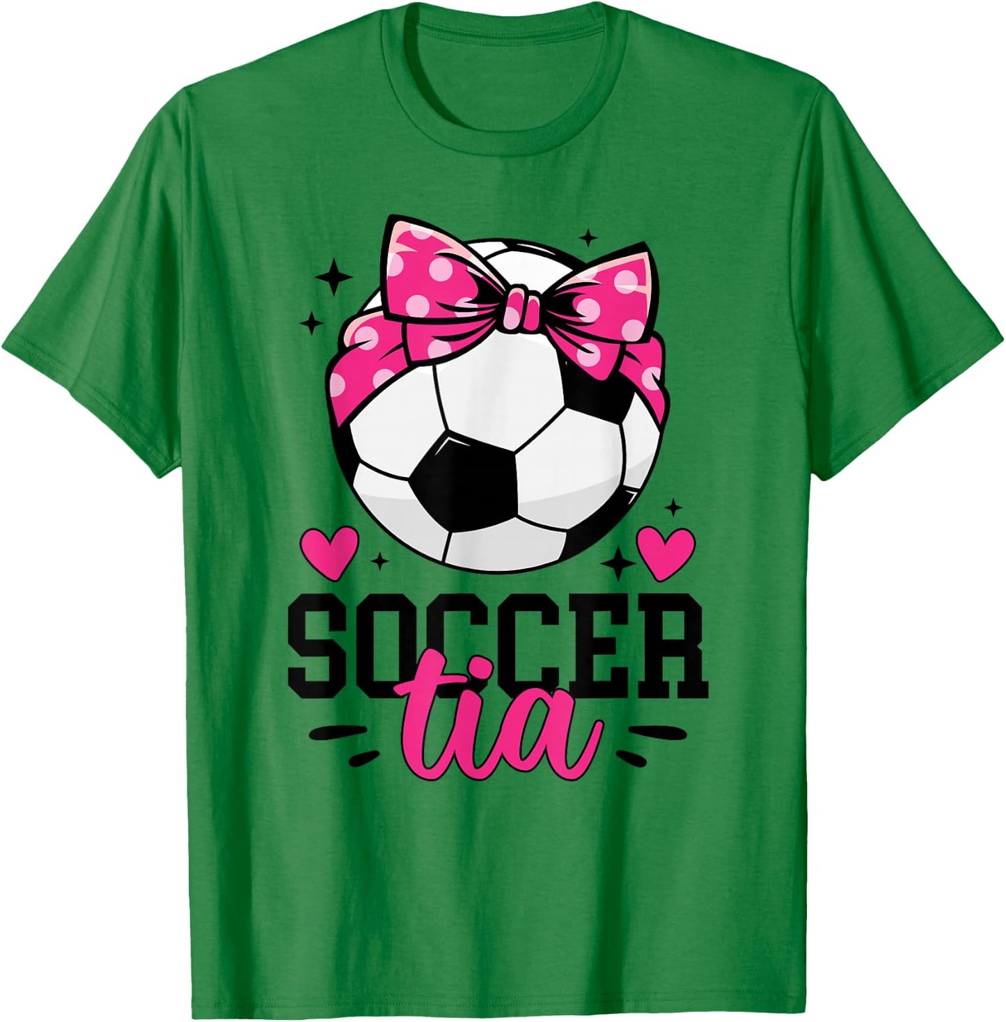 Soccer Tia Aunt Proud Tia Of A Soccer Player Tia T-Shirt - T-Shirt | Irish Green