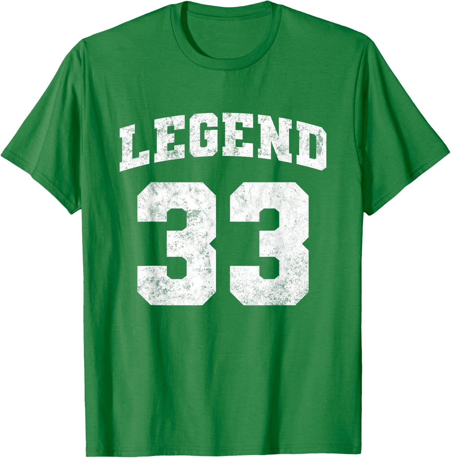 Legend 33, Grunge Sport T-Shirt - T-Shirt | Irish Green