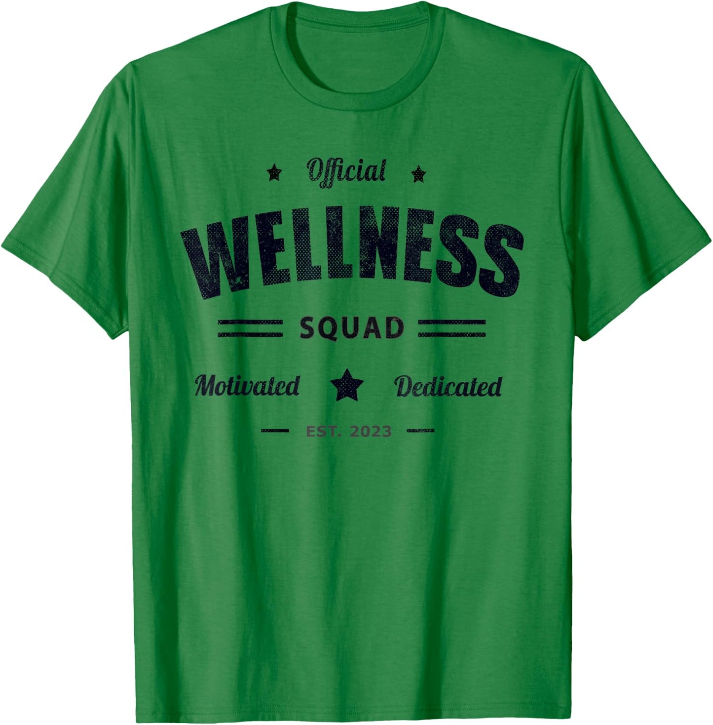 Official WELLNESS SQUAD P.E Motivated Health Trainer Rocks T-Shirt - T-Shirt | Irish Green