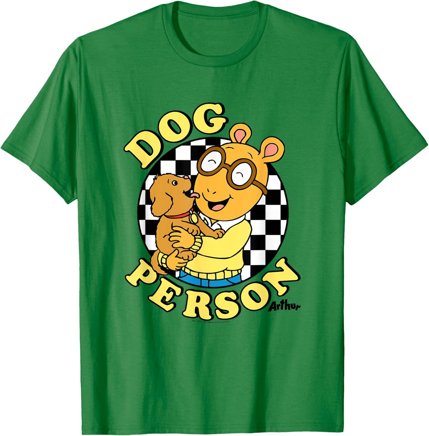 Arthur Dog Person T-Shirt - T-Shirt | Irish Green