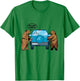 Hey Look A Menu Funny Camping Camper Hiking Bear Outdoor T-Shirt - T-Shirt | Irish Green