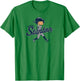 Giancarlo Stanton: Caricature - New York Baseball T-Shirt - T-Shirt | Irish Green