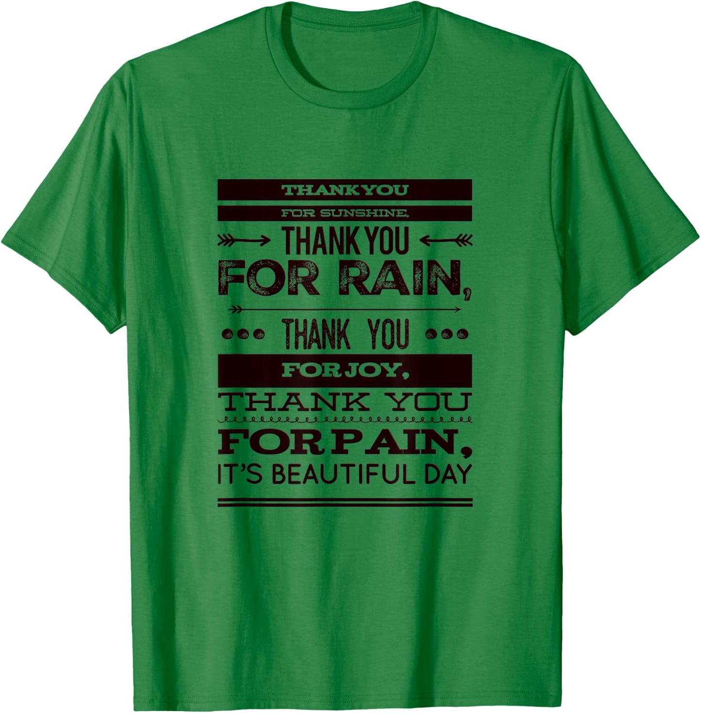 Thank You For Sunshine and bring Joyful Women Kids T-Shirt - T-Shirt | Irish Green