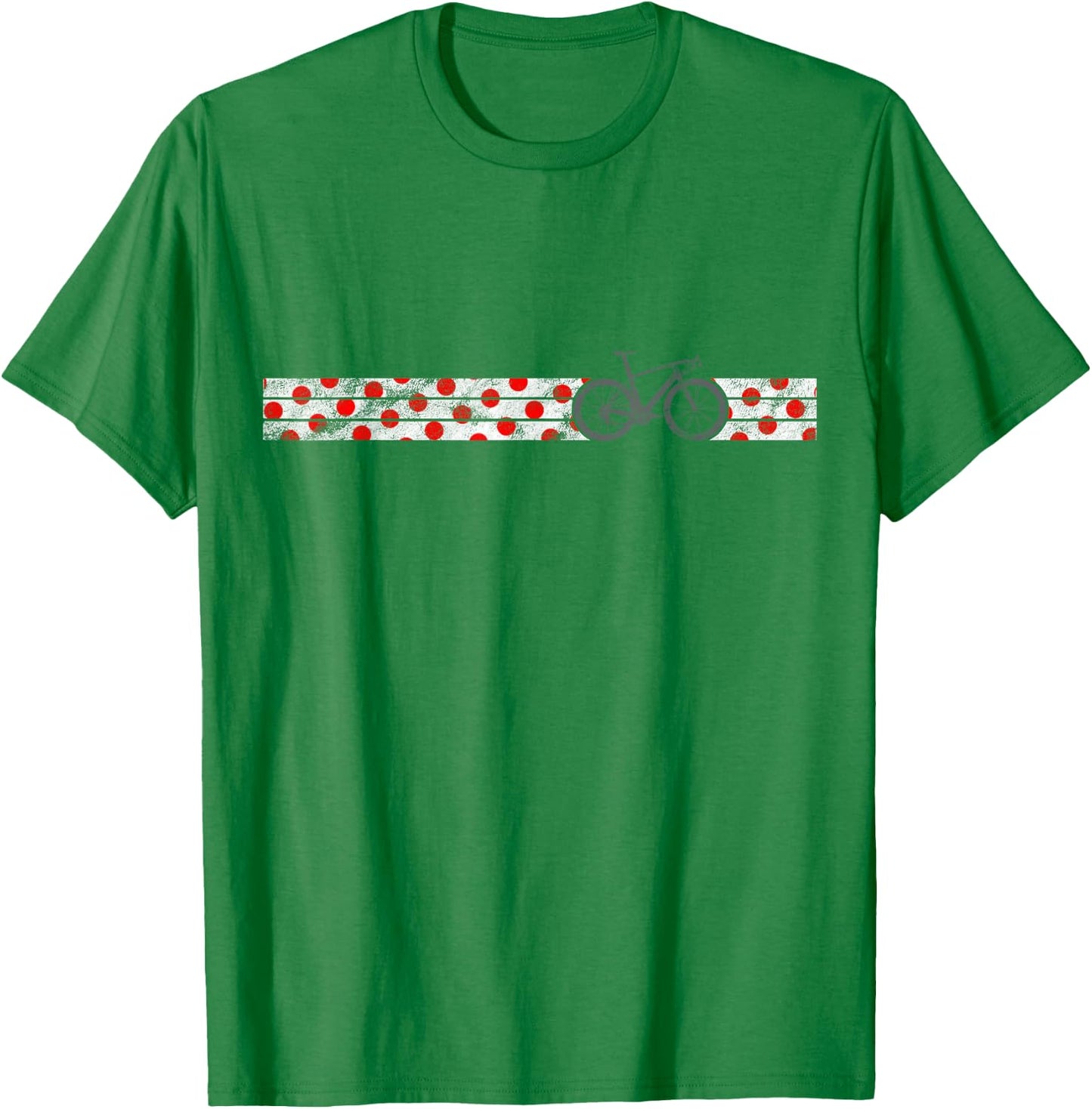 Polkadot Jersey Design Climbing Champ Bike Race Cycling T-Shirt - T-Shirt | Irish Green