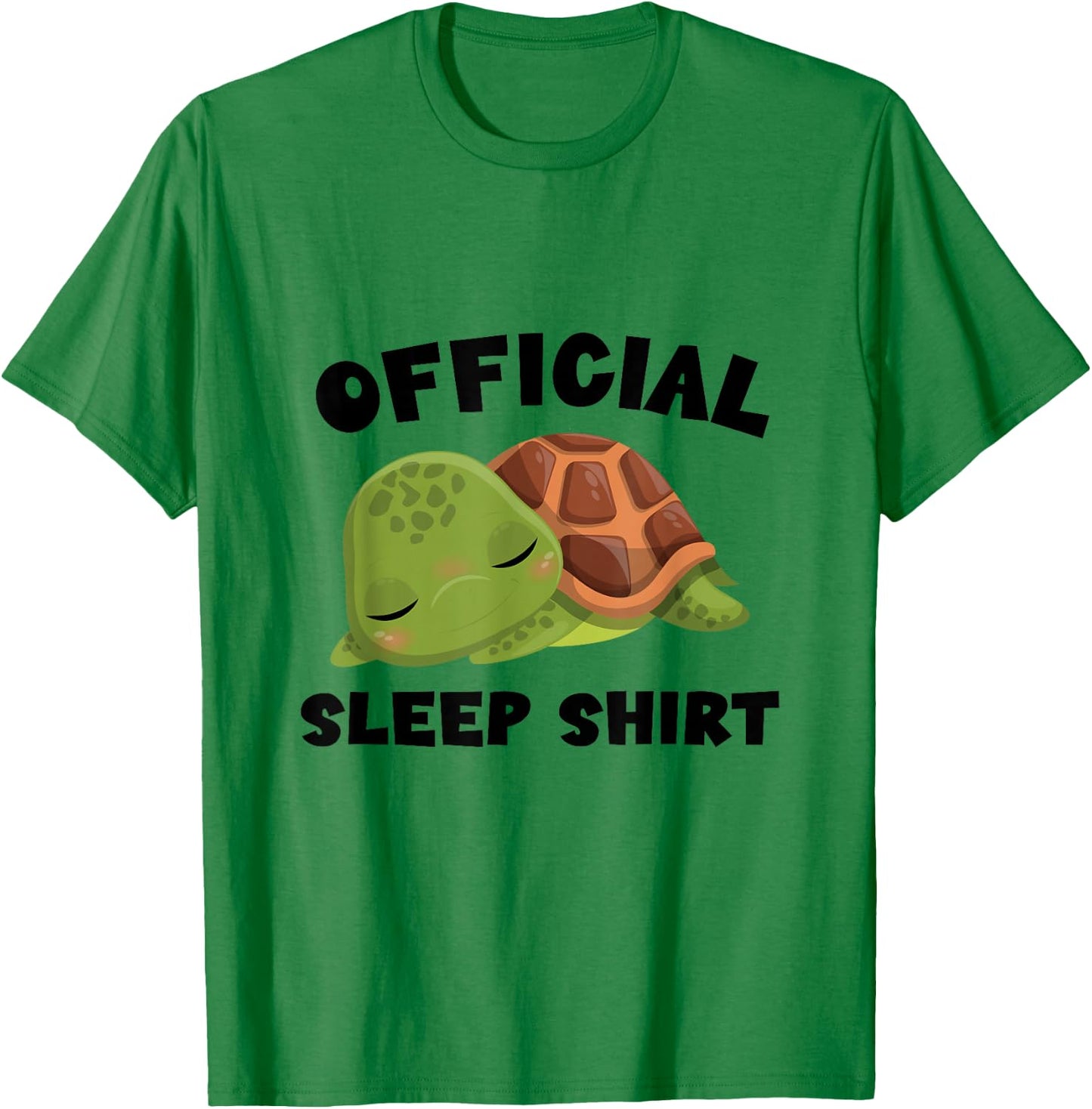 Official sleep shirt turtle turtles T-Shirt - T-Shirt | Irish Green