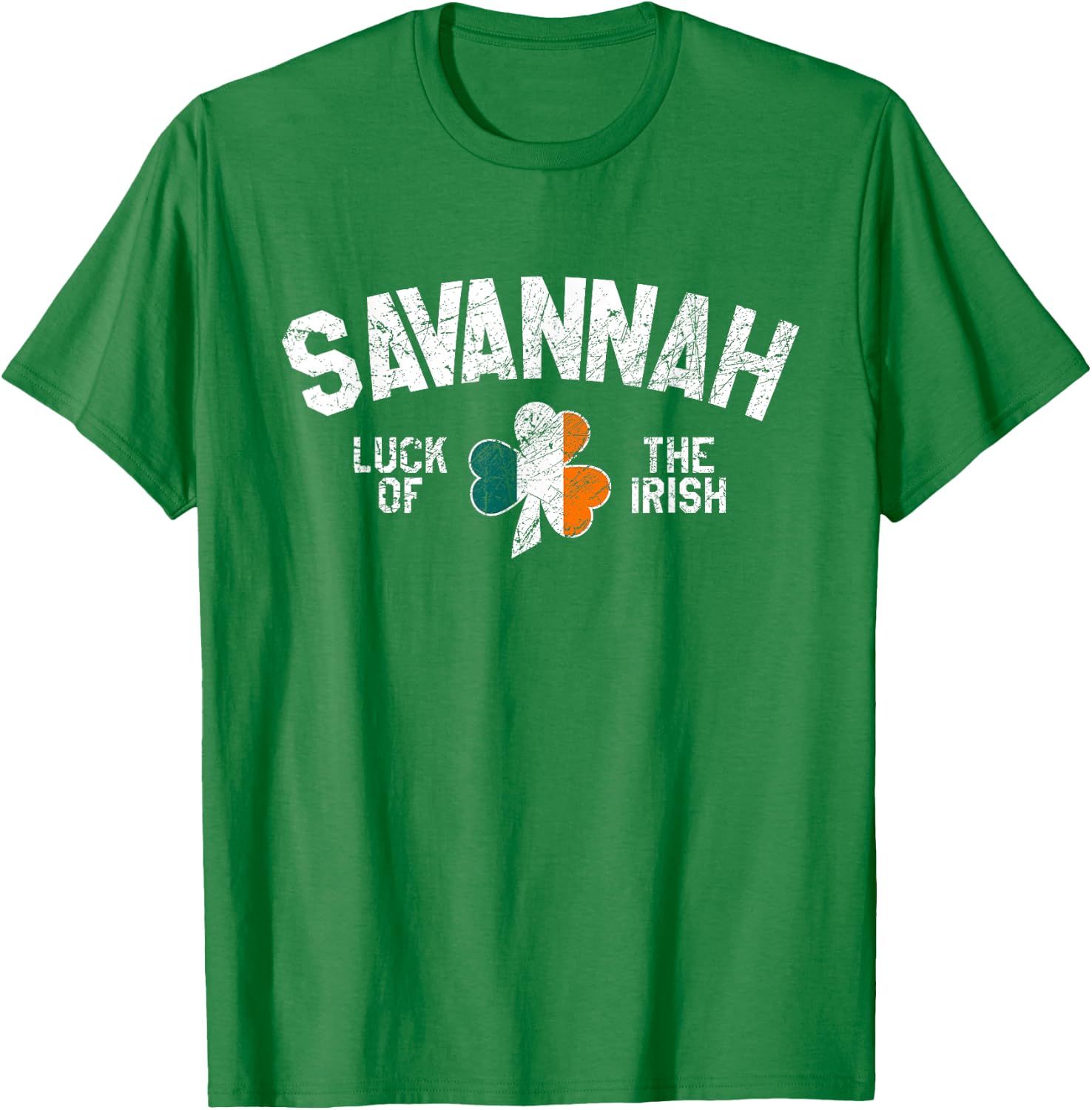 Savannah St. Patrick's Day Luck Of The Irish Party Shamrock T-Shirt - T-Shirt | Irish Green
