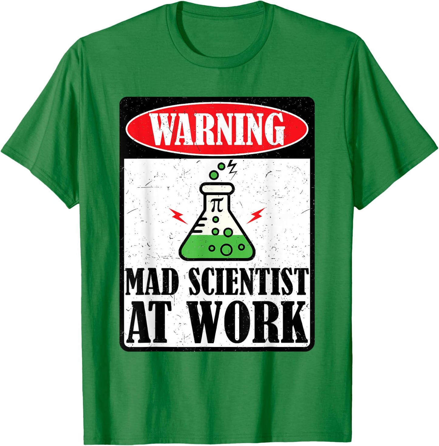 Funny Mad Scientist Science Teacher Halloween Costume Kids T-Shirt - T-Shirt | Irish Green