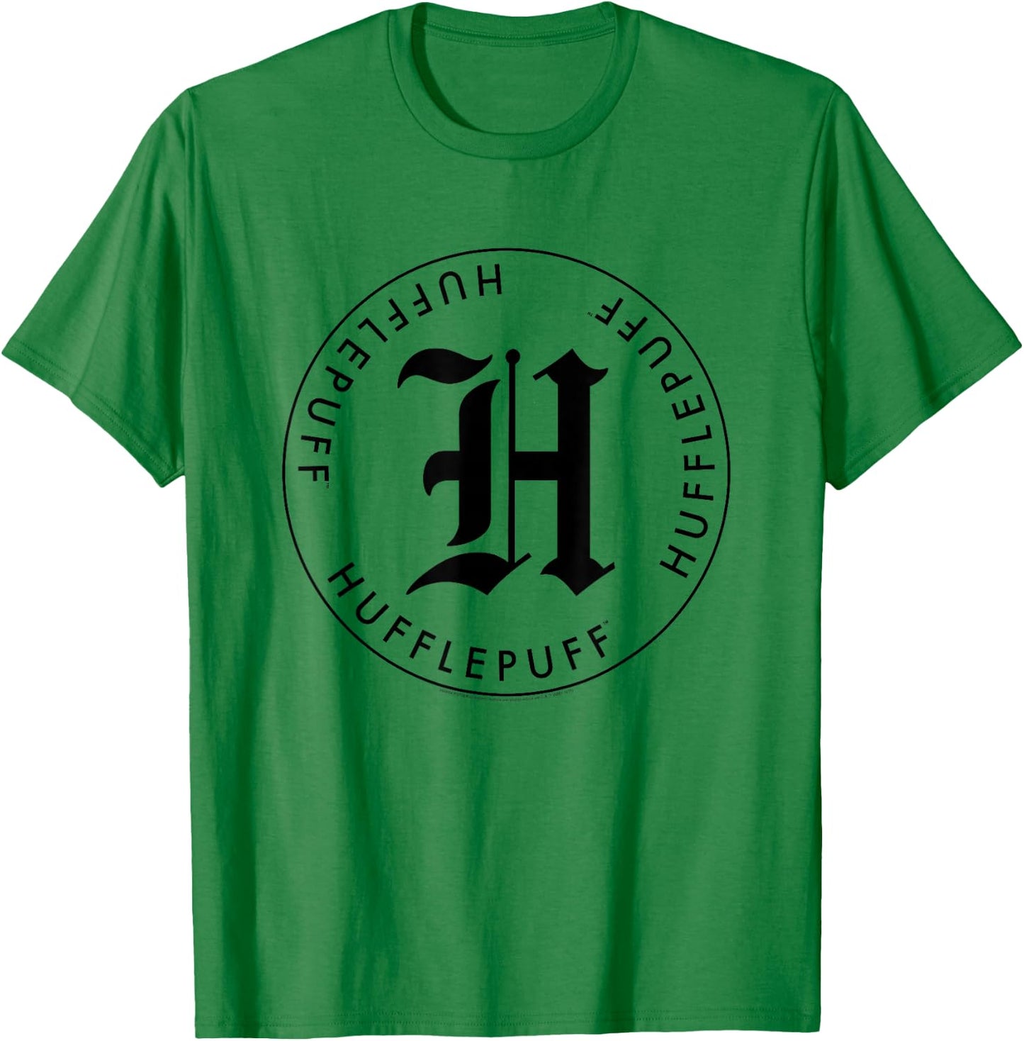 Harry Potter Hufflepuff Letter H T-Shirt - T-Shirt | Irish Green