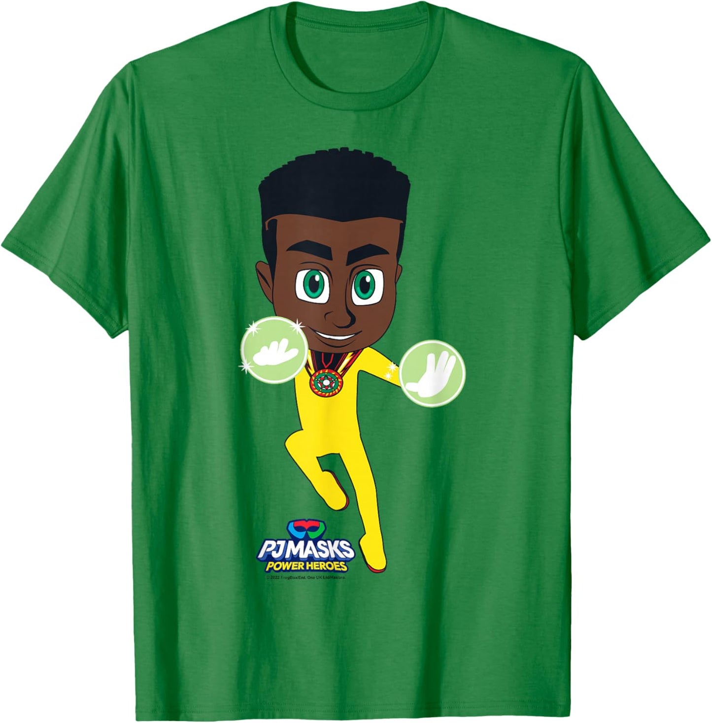 PJ Masks Newton Star Night Time Hero Portrait T-Shirt - T-Shirt | Irish Green