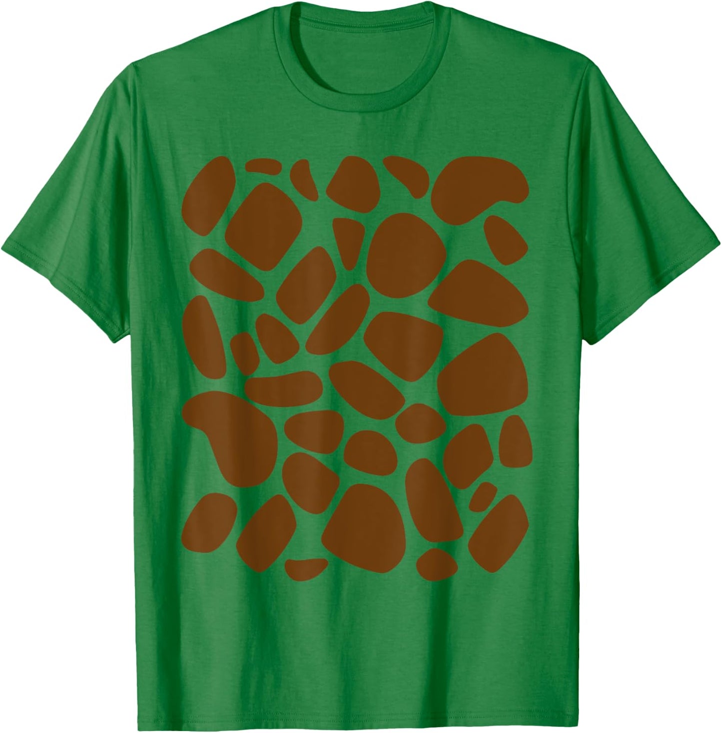 Giraffe Print DIY Pattern Trick or Treat Jungle Animals T-Shirt - T-Shirt | Irish Green
