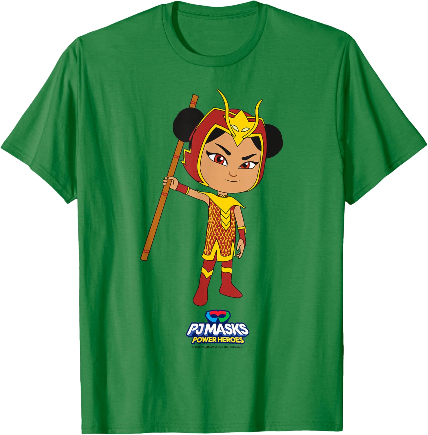 PJ Masks An Yu Dragon Girl Power Portrait T-Shirt - T-Shirt | Irish Green