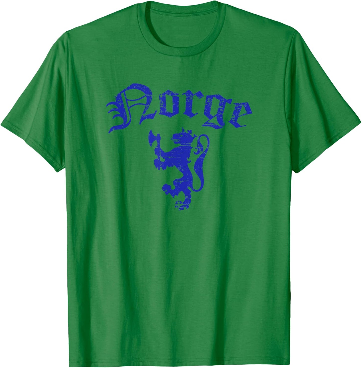 Norge Norway Lion Symbol Norwegian Pride T-Shirt - T-Shirt | Irish Green