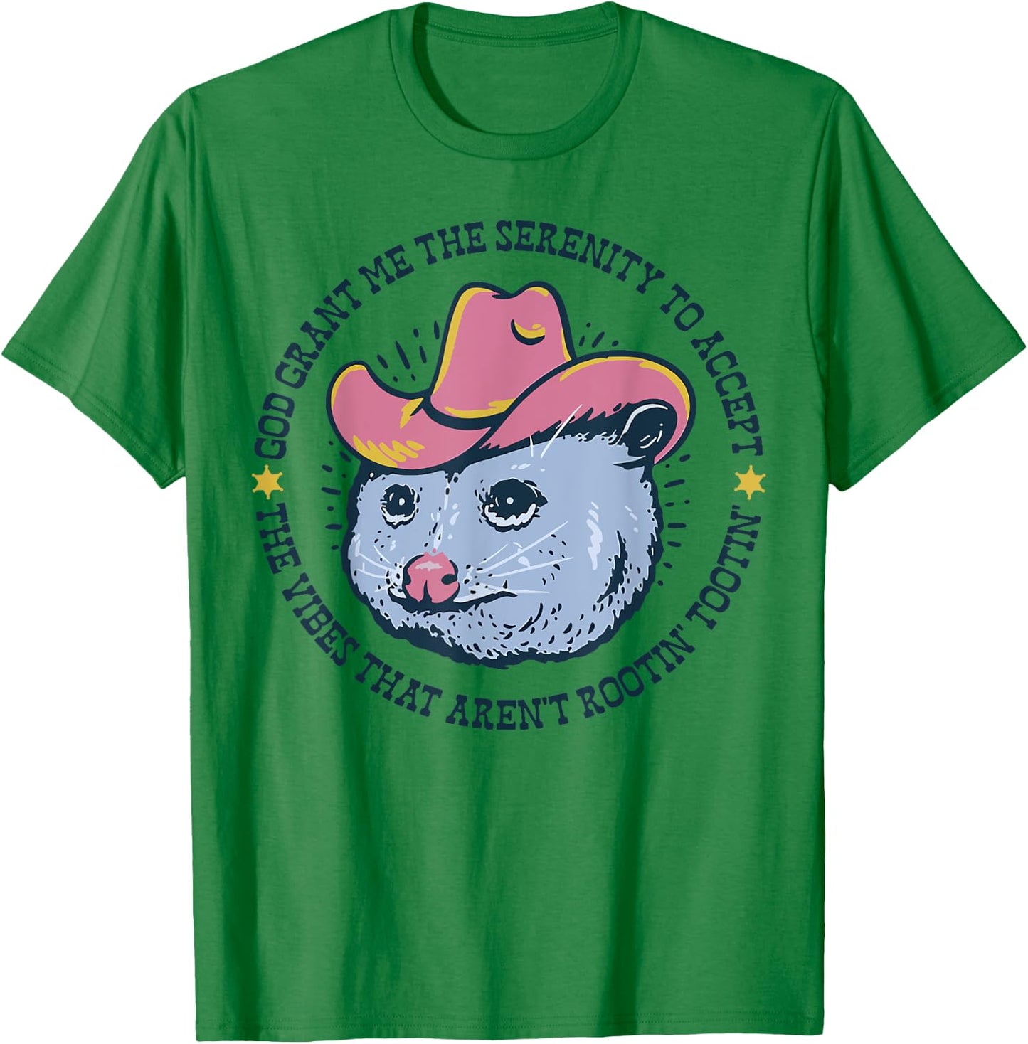 God Grant Me The Serenity To Accept The Vibes T-Shirt - T-Shirt | Irish Green